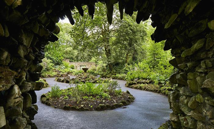 A shot of the grotto leading through to more beautiful gardens.